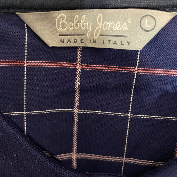 Bobby Jones Masters Men's Golf Shirt Made in Italy Size Large ( 4 A ) - Picture 4 of 4